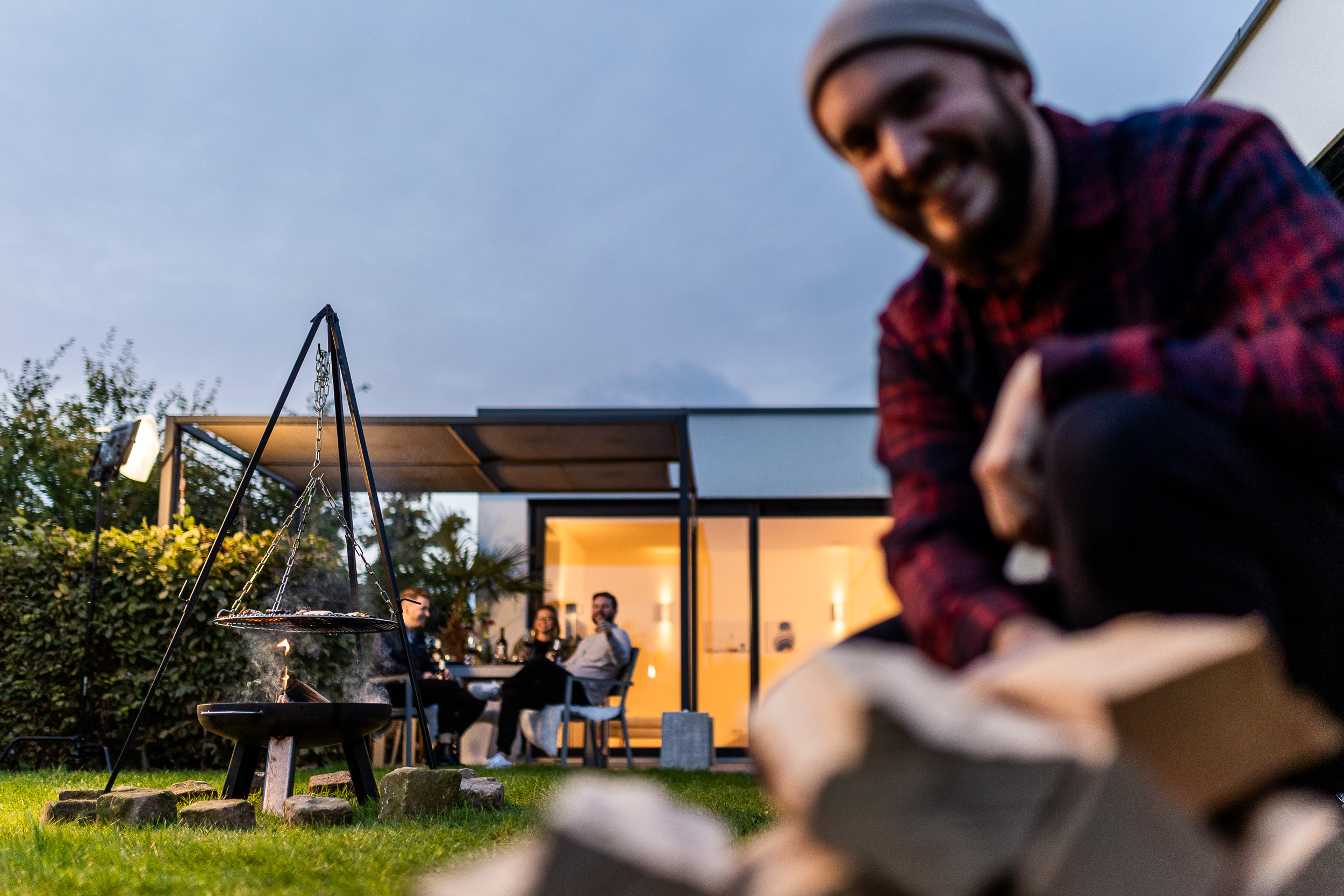 Outdoor-Produktfotografie von Grillgeräten für Grillfürst