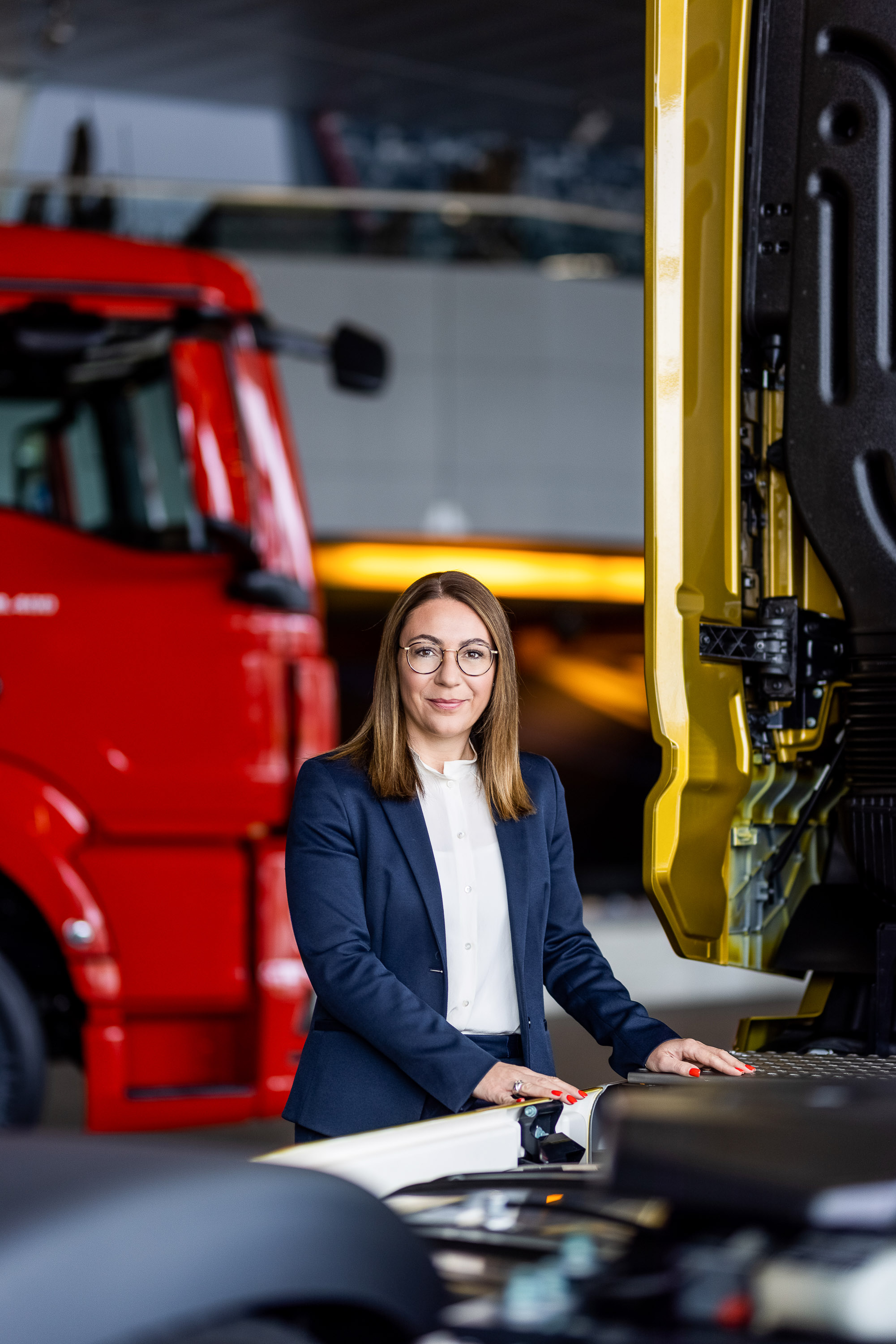 Business Fotoshooting von Führungskräften der MAN in München im Hauptsitz.