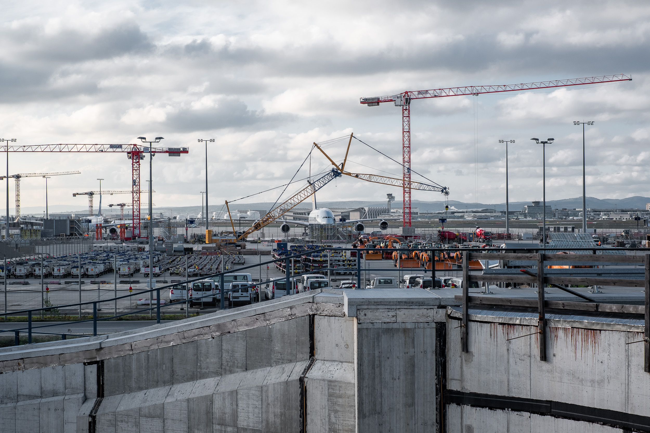 Fotografie Architektur und Baustelle - Contentproduktion an Terminal 3 in Frankfurt