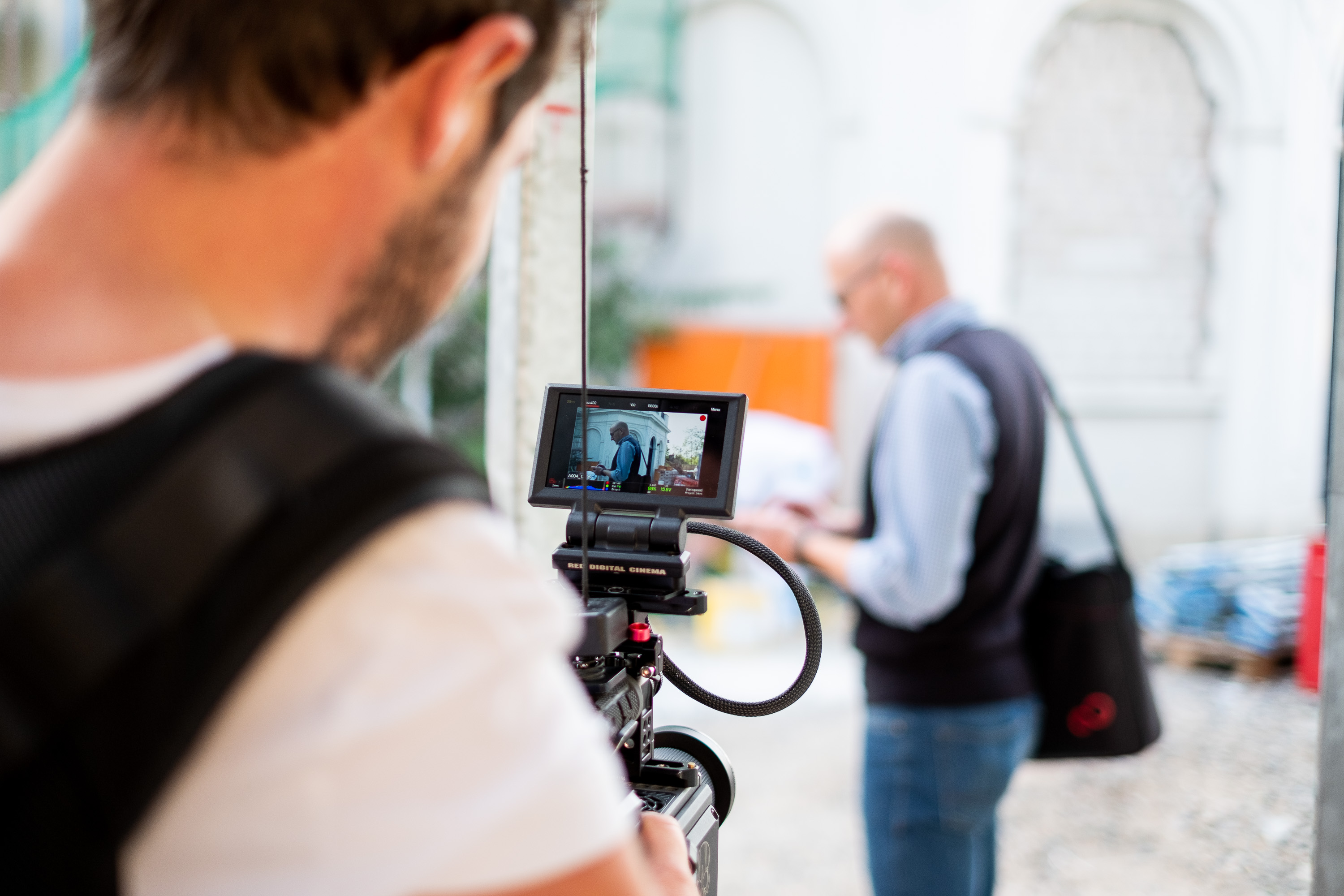 Filmdreh für Imagefilm von Fuldaer Unternehmen - Werner Gruppe - Filmdreh in Frankfurt