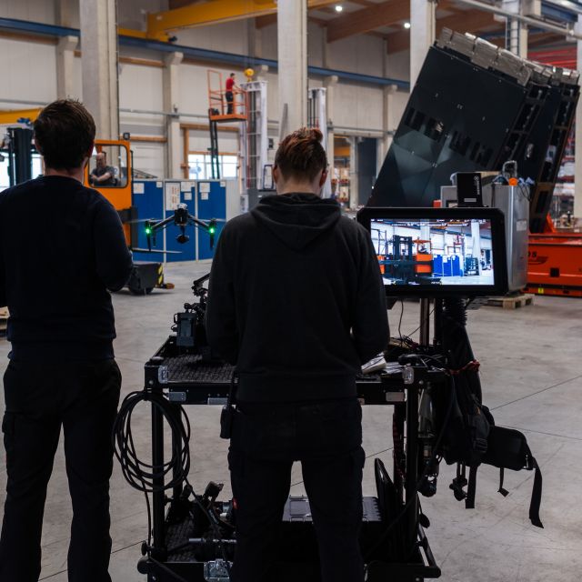 Filmproduktion am Set in Fulda Set Professionelle Filmproduktion