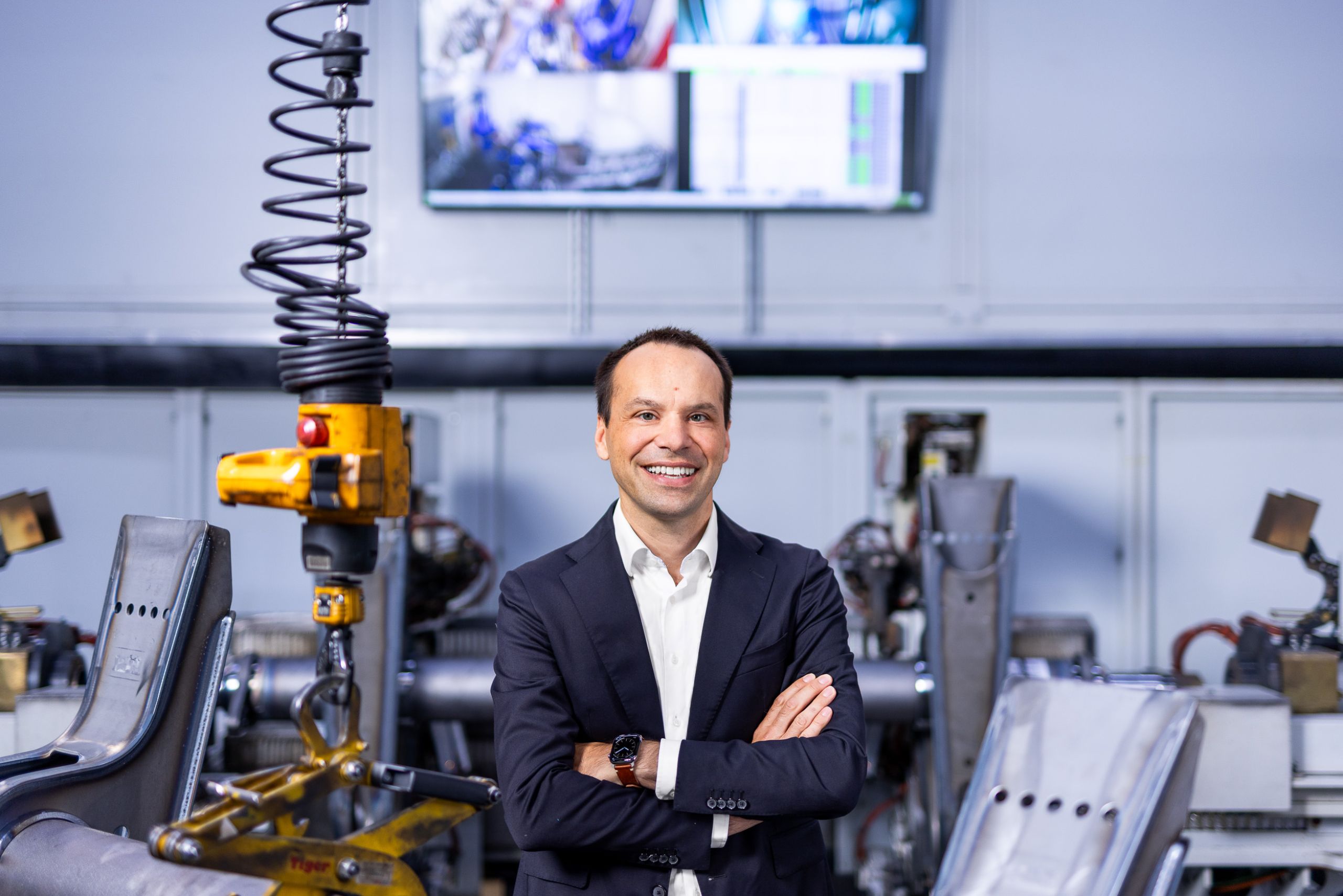 Executive Business Fotografie im industriellen Kontext Achsenproduktion bei SAF-HOLLAND im Rhein-Main-Gebiet