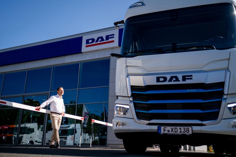 Executive Portrait Shooting bei DAF Trucks Frankfurt mit Christoph Fitz