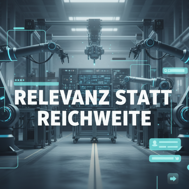 Social Media in der Industrie: Relevanz statt Reichweite