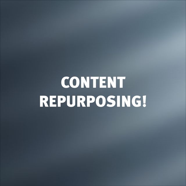 Content Repurposing effizient umgesetzt oder neu drehen?