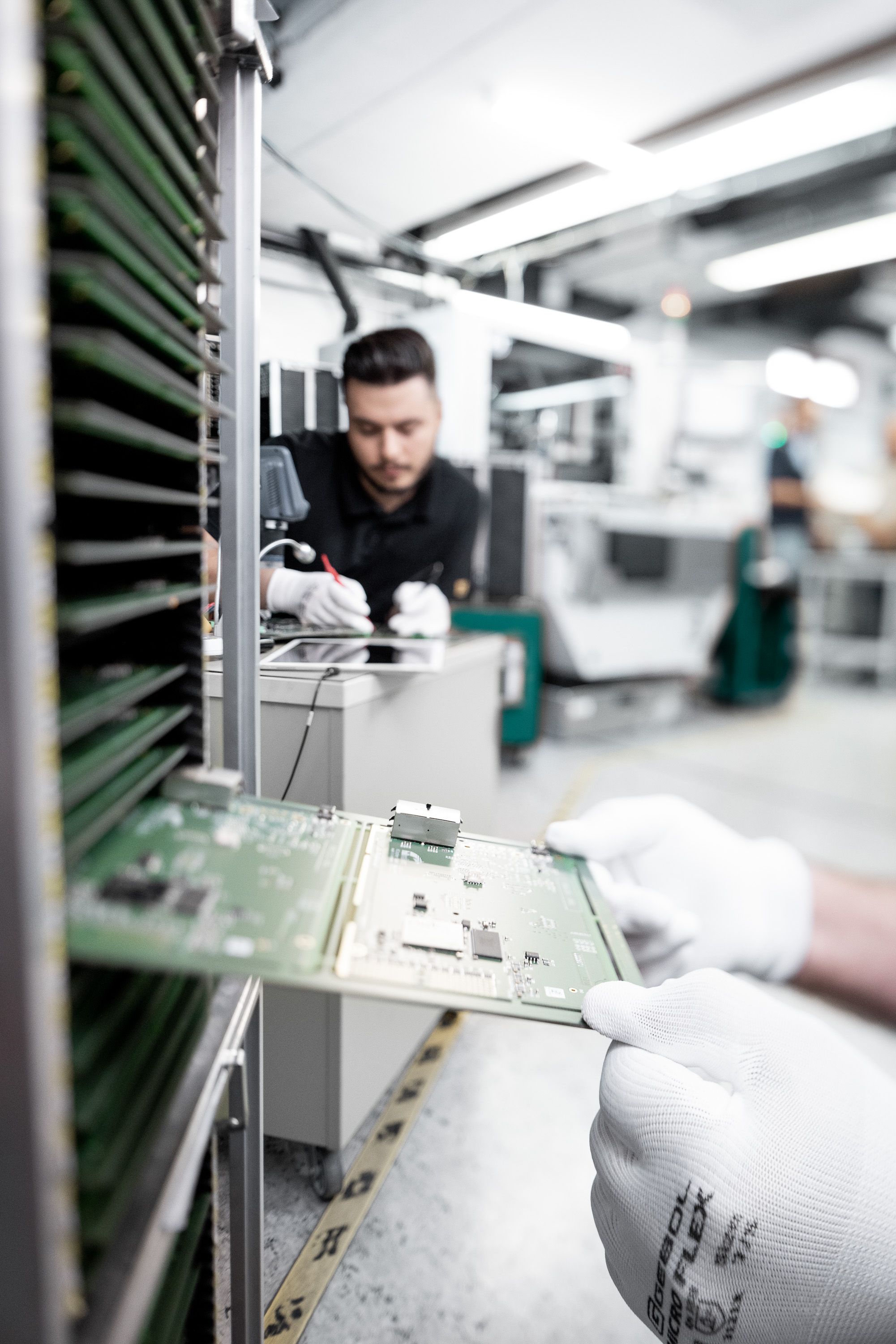 Werbefotografie in der Produktion von Hilscher aus Frankfurt im Rhein Main