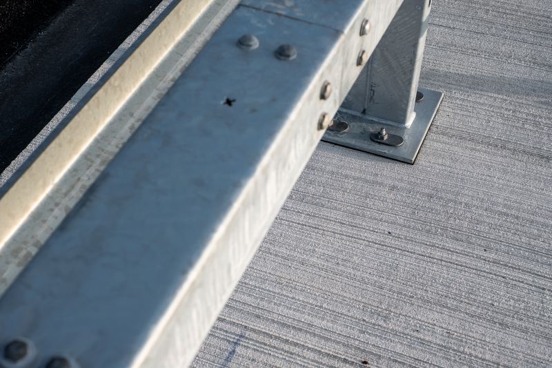 Detailaufnahme Beton-Geländer – Terminal 3 Frankfurt Baustellenfotografie