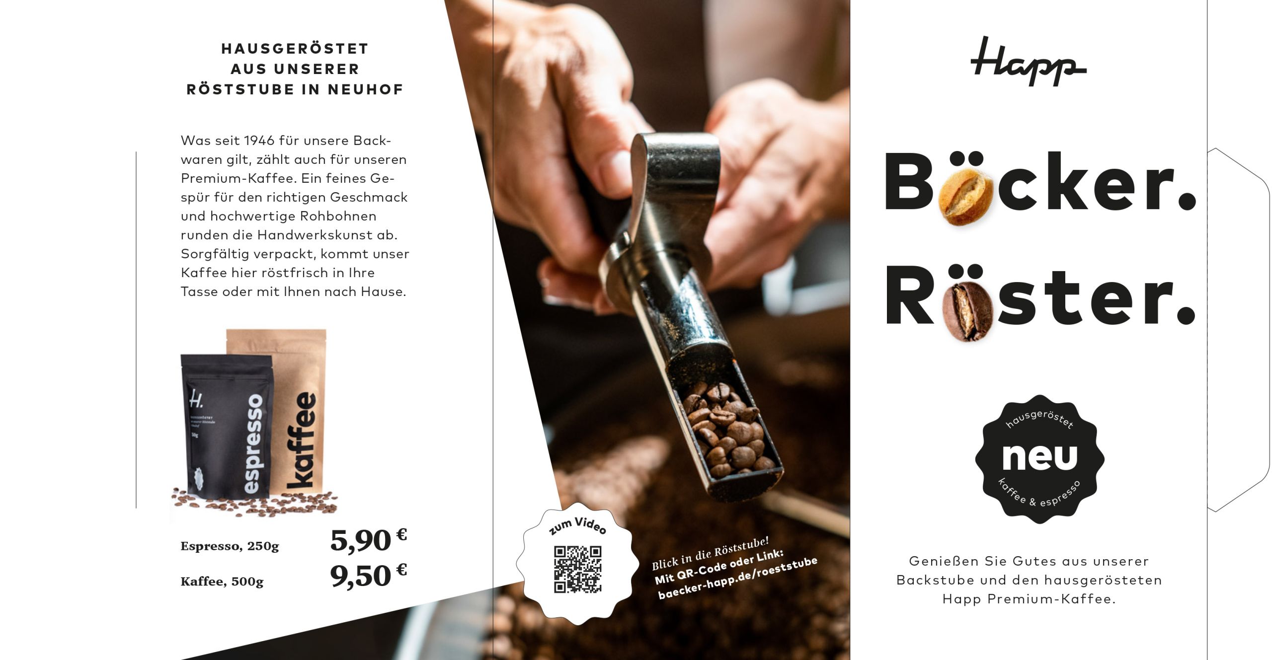 Kaffeekampagne Bäckerei Happ