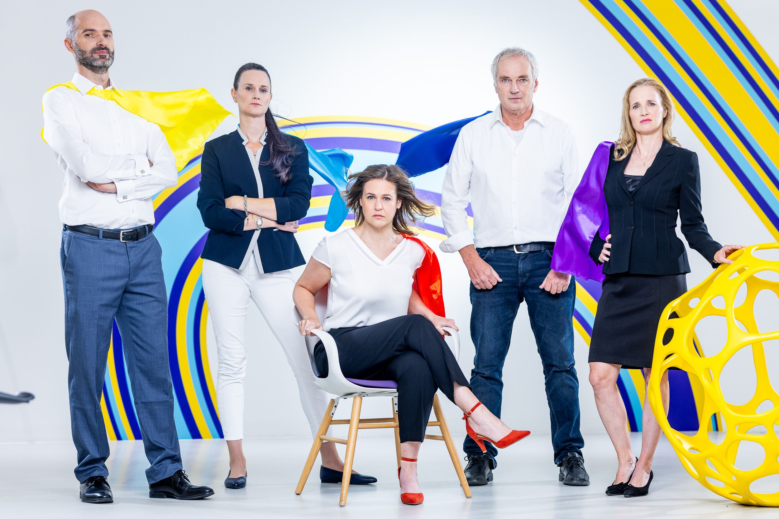 Juristen Portrait in Frankfurt - Teamfoto für Juve Award mit Merck