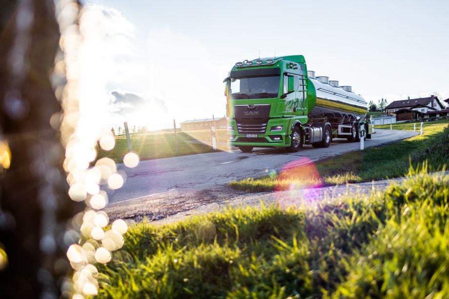 Produktion eines Testimonials im Allgäu - Film- und Fotoproduktion mit MAN Truck & Bus