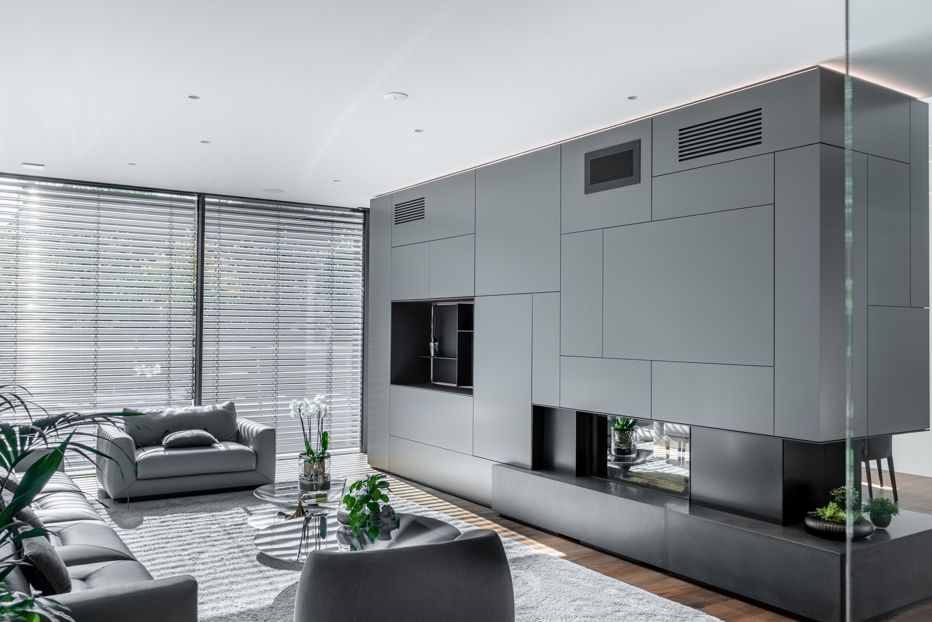 Minimalistisches Wohnzimmer-Design – Interior-Fotografie für modernes Wohnen und Architektur-Marken