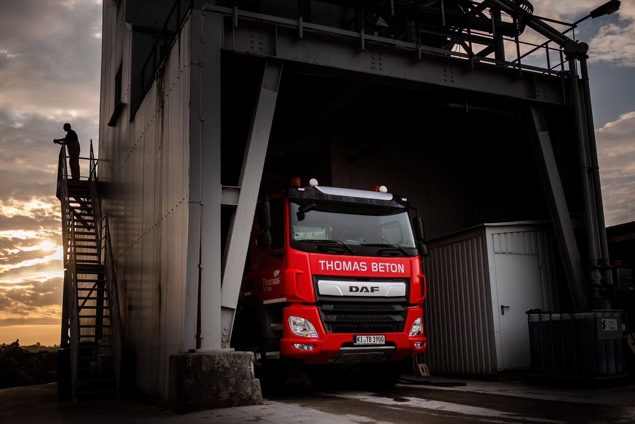 Betonfahrzeug & Bauindustrie - Werbefotograf, Fotoreportage für DAF Trucks