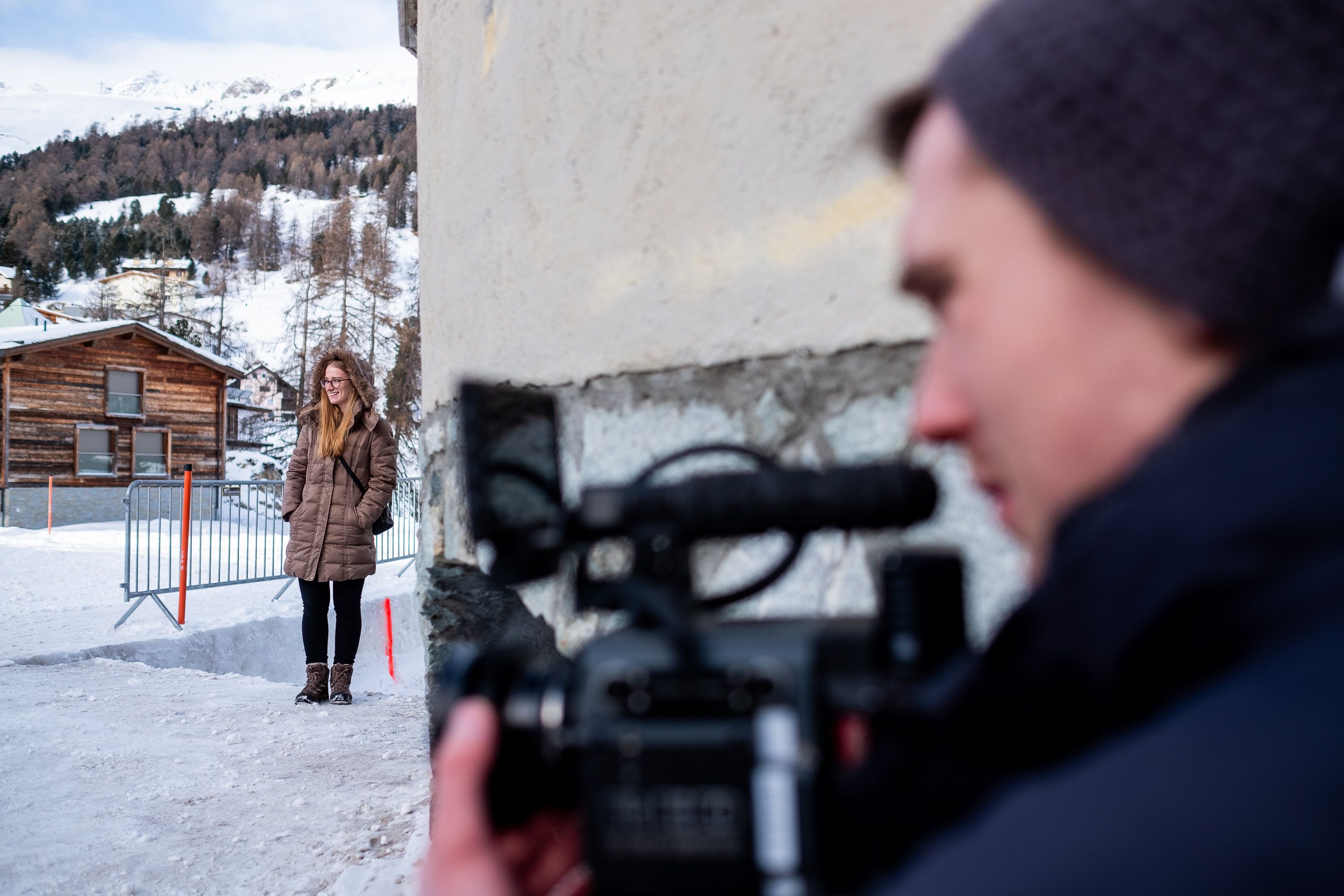 Filmdreh mit einer Red Scarlet 5K Kamera in der Schweiz - Filmproduktion Trailer im Schnee
